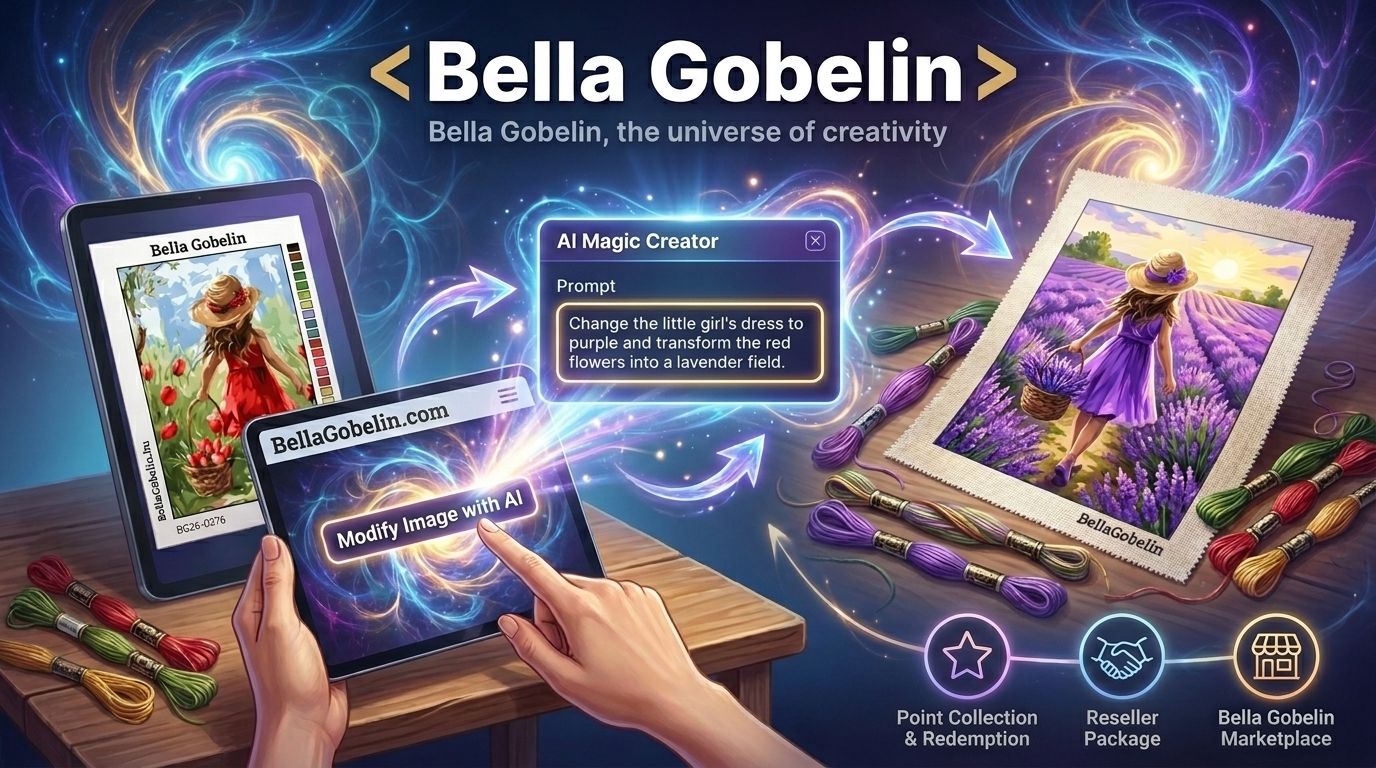 Tvorca katalógov AI Magic – Bella Gobelin