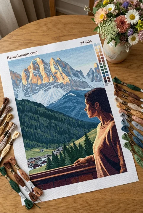 Výhľad na Mont Blanc