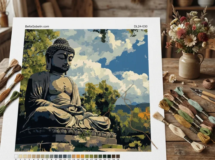 Buddha kamenná socha