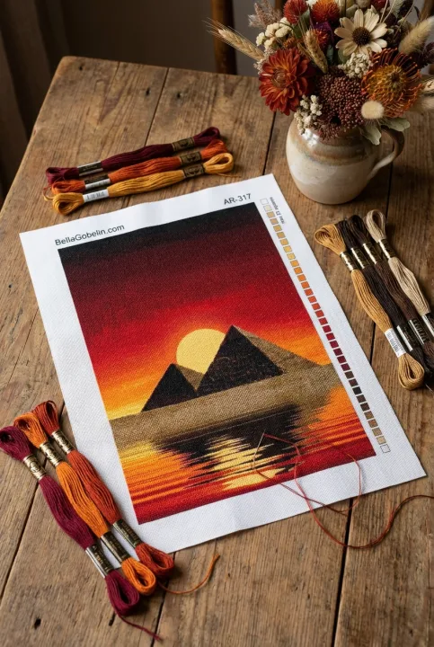 Pyramídy a mesiac