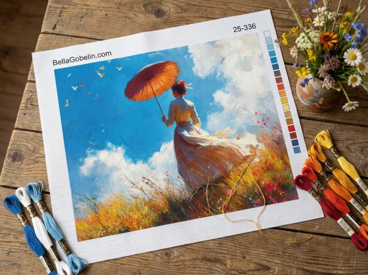 Monet, Variácie s dámou s dáždnikom – 25-336