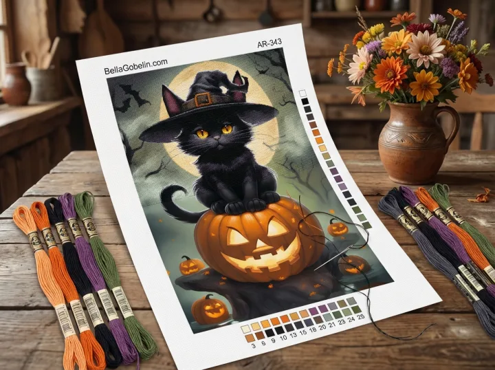 Halloween mačka