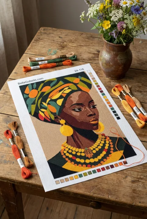 Portrét africkej ženy