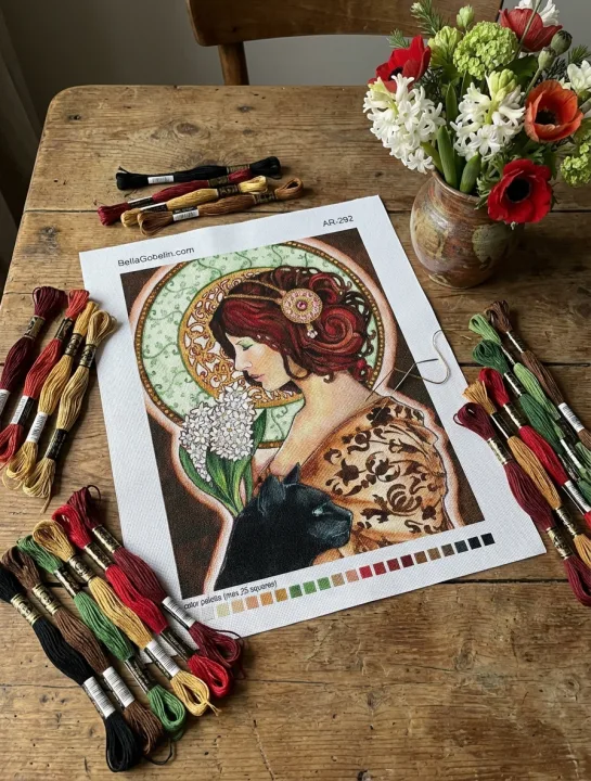 Obraz v štýle Alphonse Mucha – AR-292