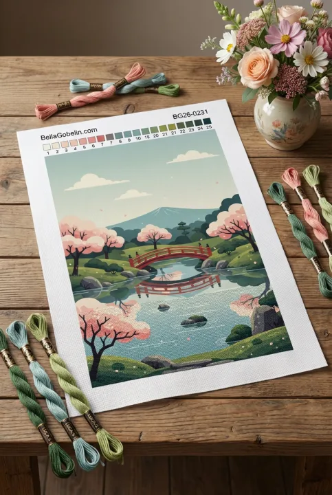 Japonská záhradná lávka