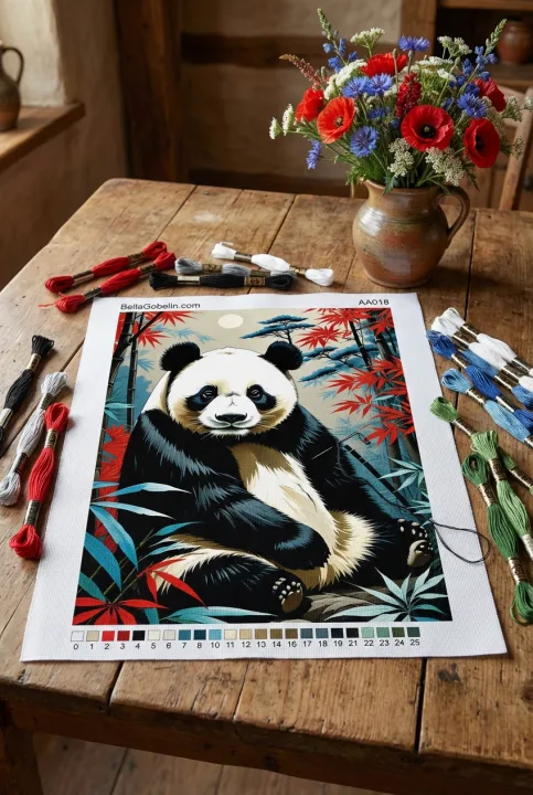 Panda portrét