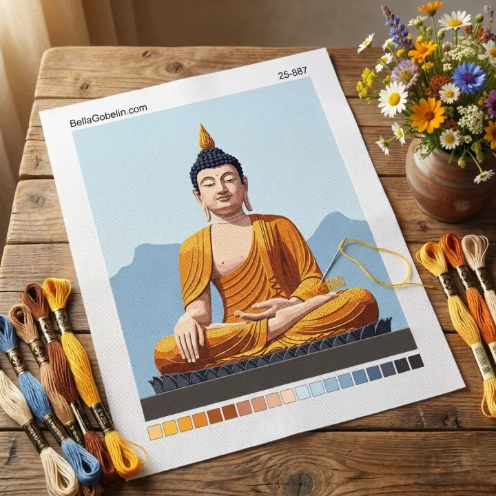 Budha gobelín – 25-887