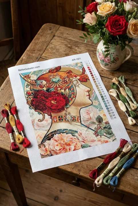 Obraz v štýle Alphonse Mucha – AR-221