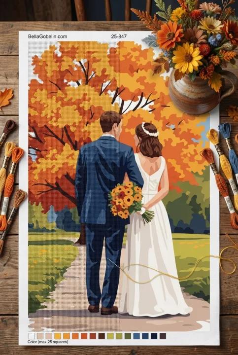 Jeseňové romantika na promenáde