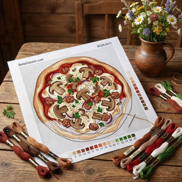 Talianska pizza Boscaiola