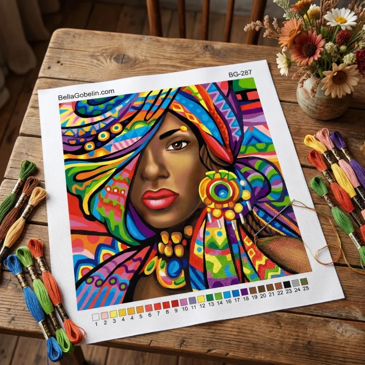 Africké farby