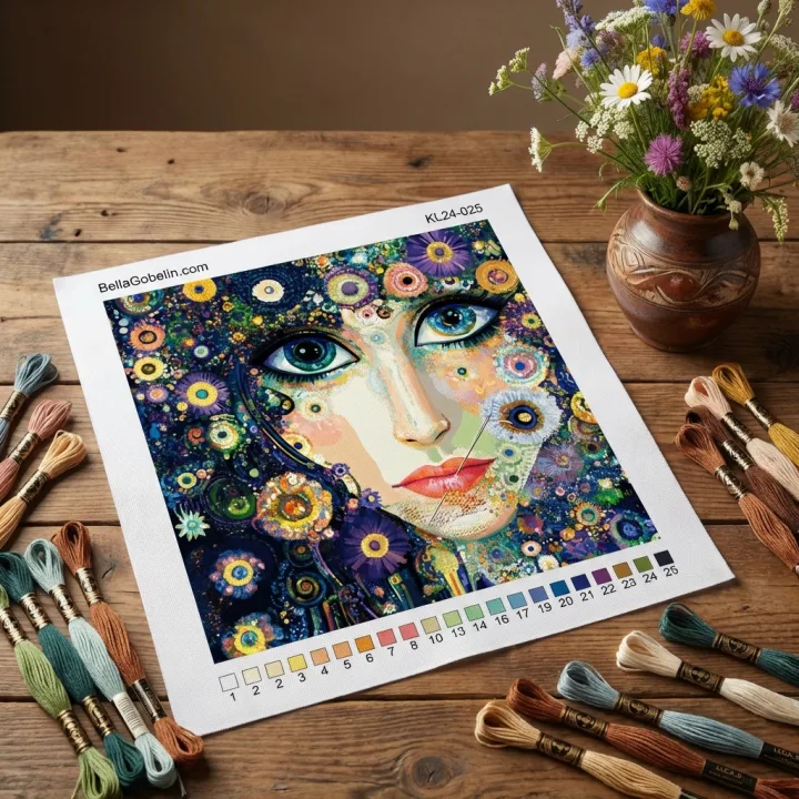 Klimtov štýl: Oči