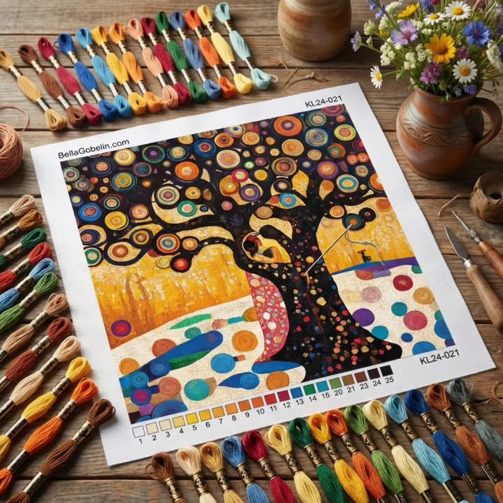 Klimtov štýl: Strom