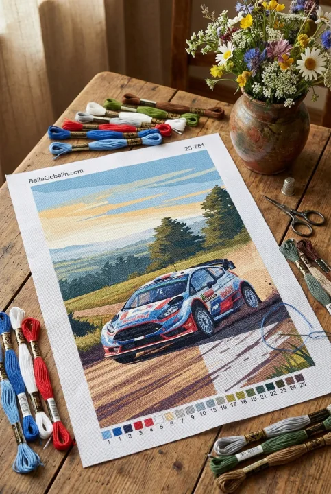 Ford Fiesta rallyový autíčok