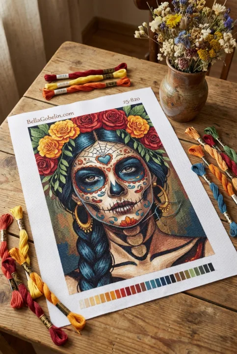 Mexický halloween portré séria – 25-820