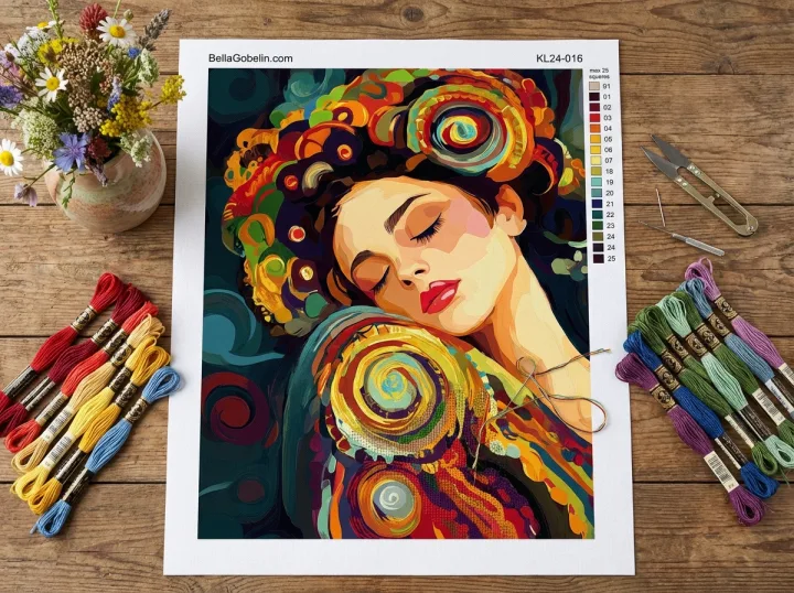 Klimtov štýl: Oddych – KL24-016