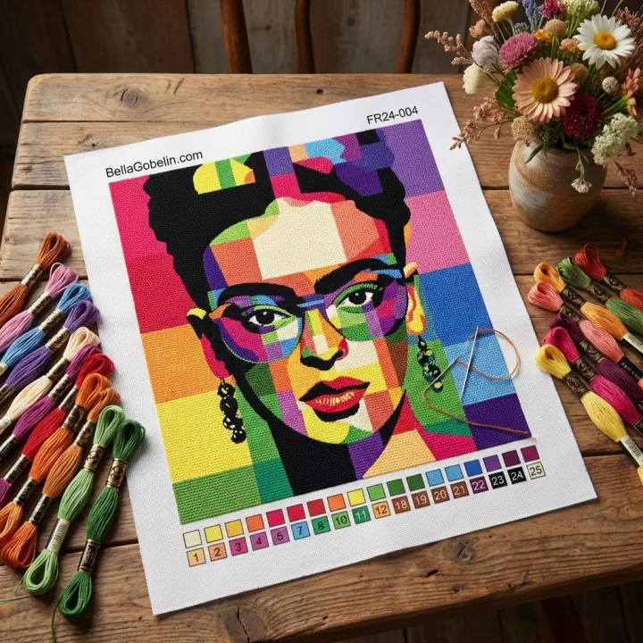 Frida Kahlo moderný portrét – FR24-004