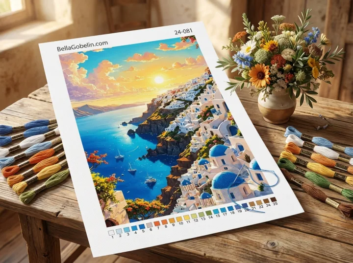 Západ slnka na Santorini