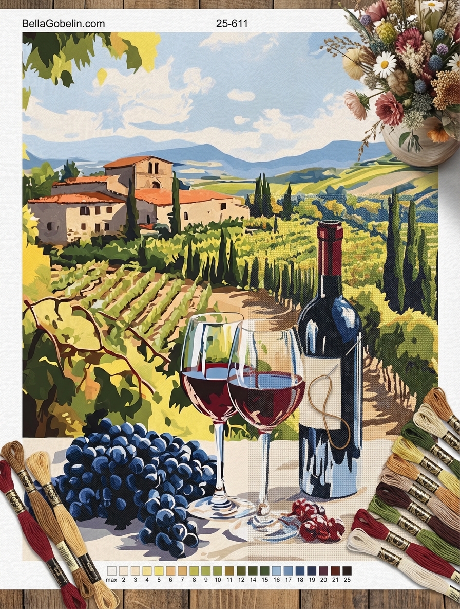 Romantická Toskánsko, Chianti, Víno