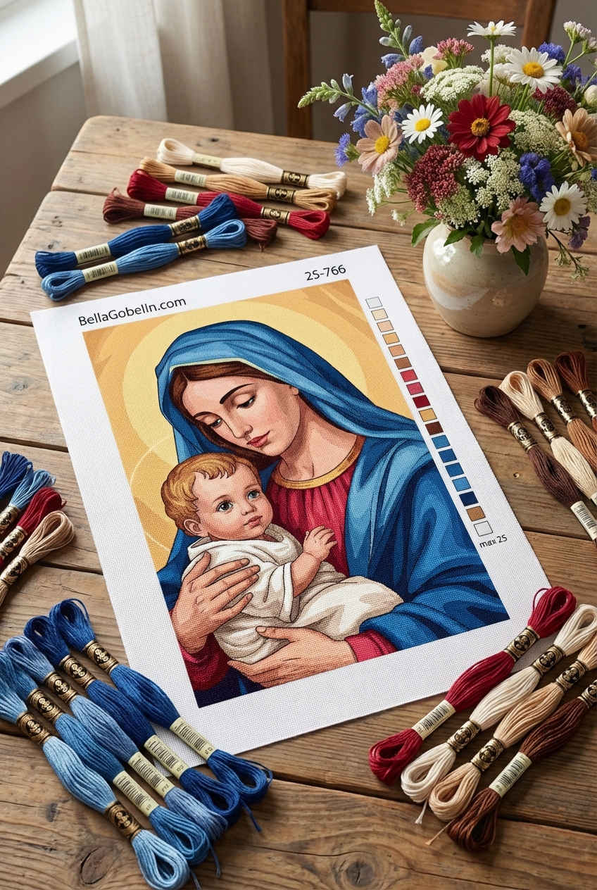 Mária a malý Ježiš