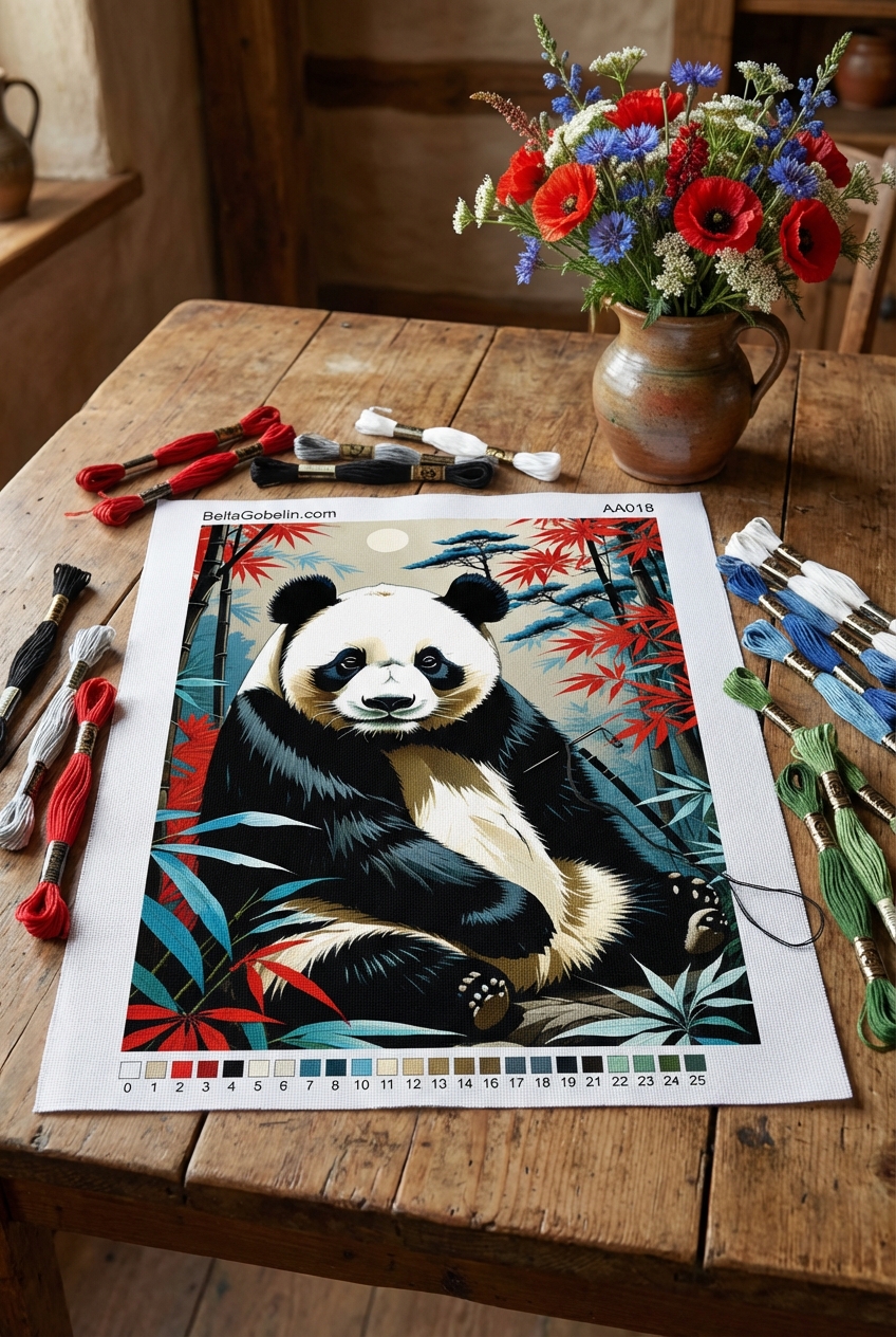 Panda portrét