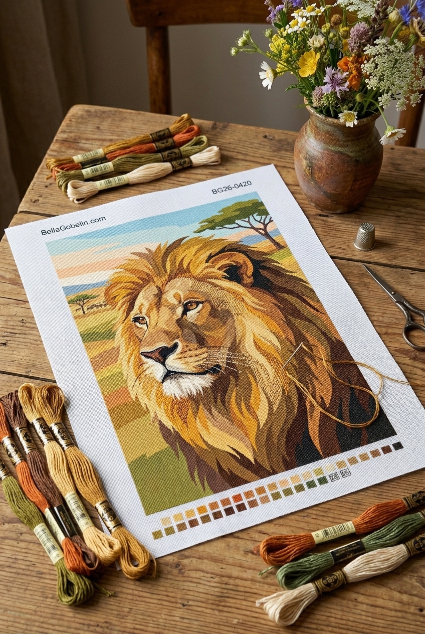 Portrét leva – BG26-0420