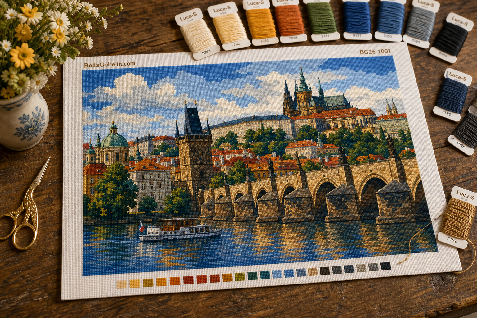 Pražský hrad a Karlov most