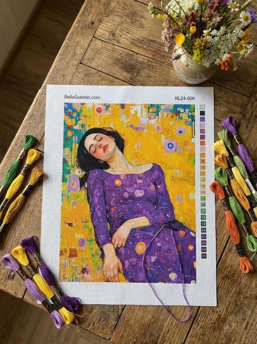 Klimtov štýl: Oddych – KL24-006