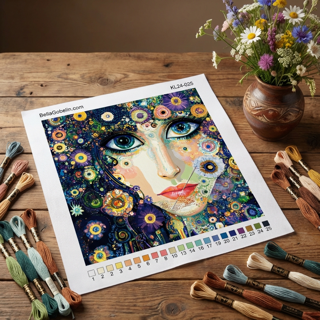 Klimtov štýl: Oči