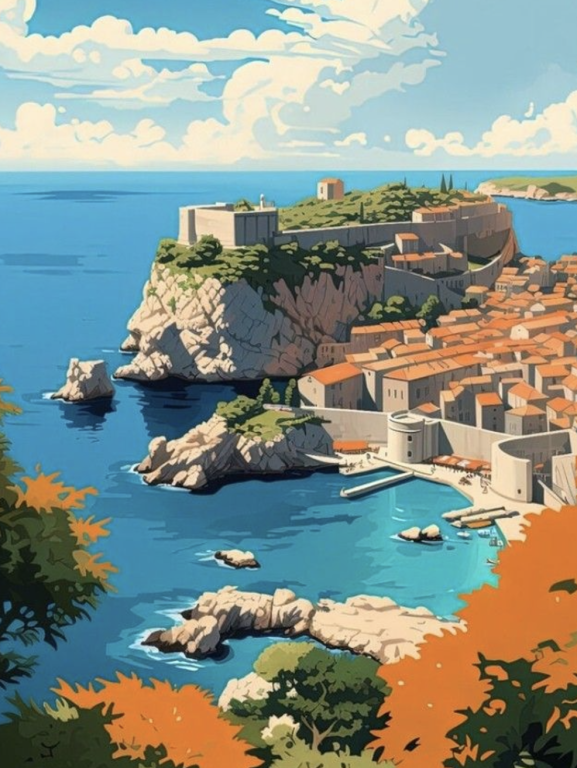 Dubrovnik látkép