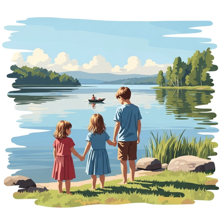 Gyerekek a tónál – 25-856