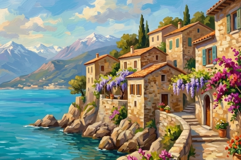 Mediterrán tájkép – 26-030
