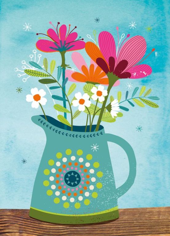 Virágok kannában