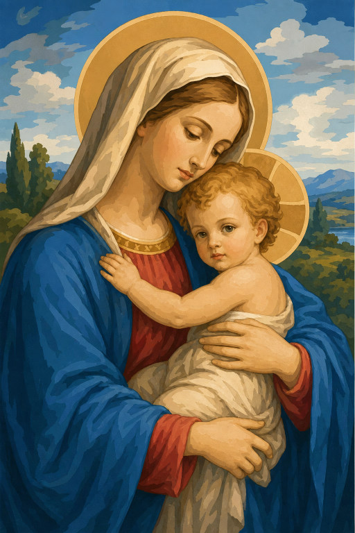 Madonna a gyermekkel