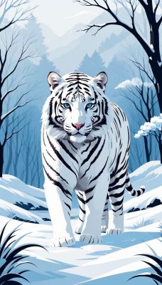 Biely tiger