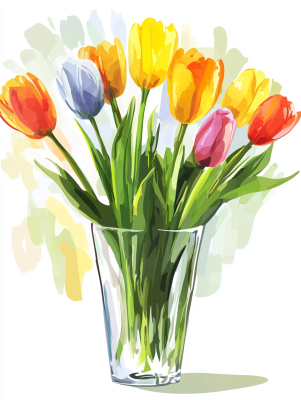 Tulipánová kytica – 25-259