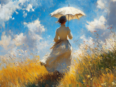Monet, Variácie s dámou s dáždnikom – 25-335