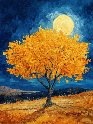 Obraz v štýle Van Gogha