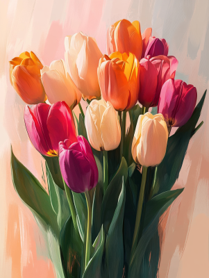 Tulipánová kytica – 25-509