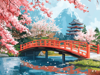 Jarná atmosféra v Japonsku