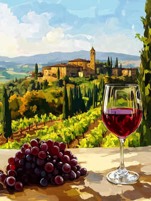 Toskánsko, Chianti, Víno