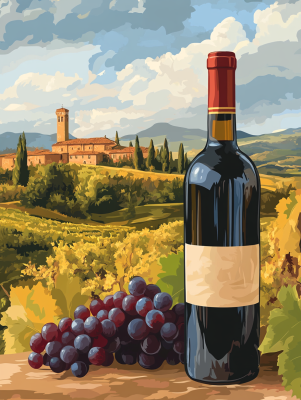 Krásna Toskánsko, Chianti, Víno