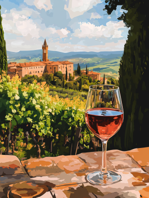 Úžasná Toskánsko, Chianti, Víno
