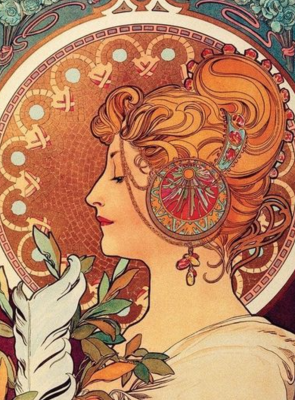 Obraz v štýle Alphonse Mucha – AR-290
