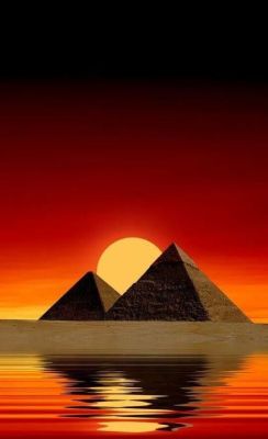 Pyramídy a mesiac