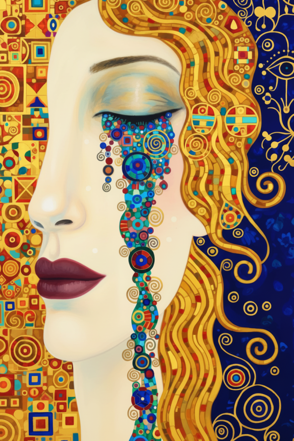 Klimt - Zlaté slzy - Variácia 4