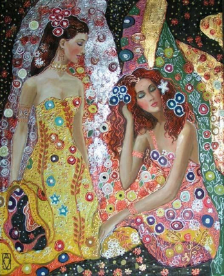 Replika gobelínu Klimt – KL-017
