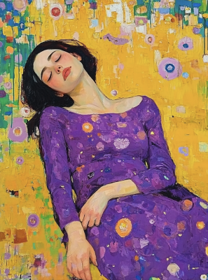 Klimtov štýl: Oddych – KL24-006
