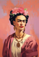 Frida Kahlo moderný portrét – 24-087