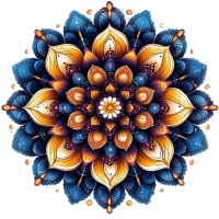 Gobelín mandala – 25-414